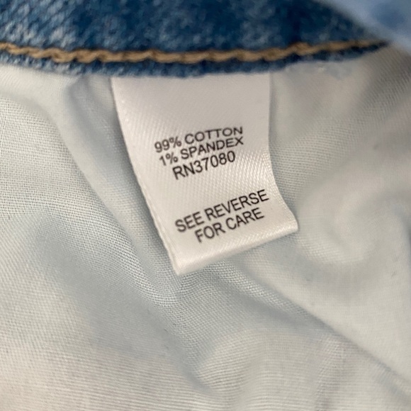 Cato Blue Denim Button-Front Skirt - Picture 7 of 8